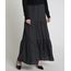 Saia-Feminina-Longa-Estampada-de-Poa-com-Recortes-Preta-9938609-Preto_1