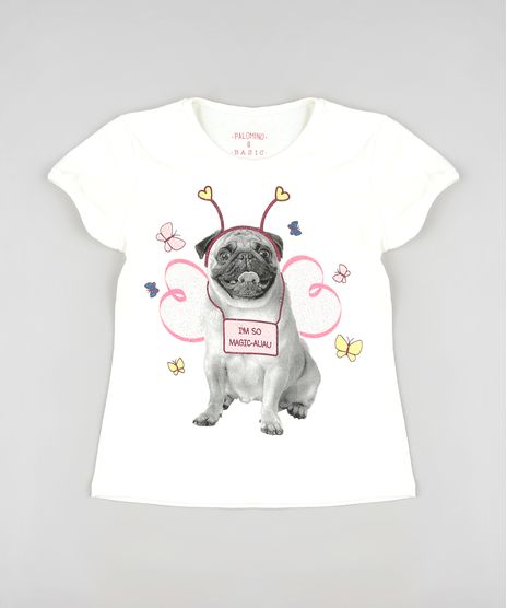 Blusa-Infantil-Cachorro-com-Brilho-Manga-Curta-Off-White-9911942-Off_White_1