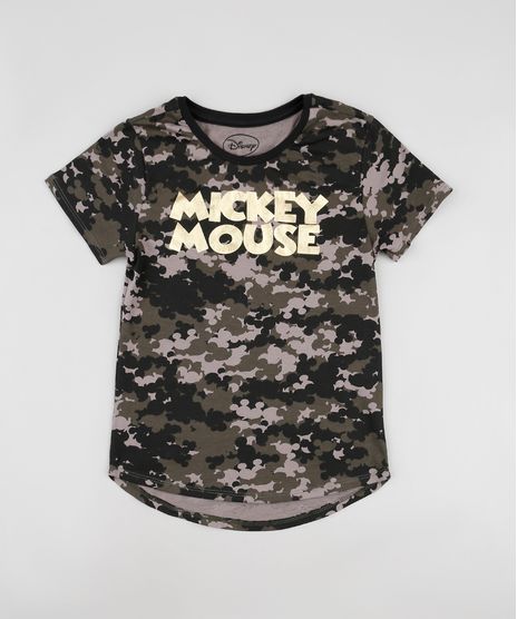 Blusa-Infantil-Mickey-Mouse-Estampada-Camuflada-Manga-Curta-Verde-Militar-9943180-Verde_Militar_1