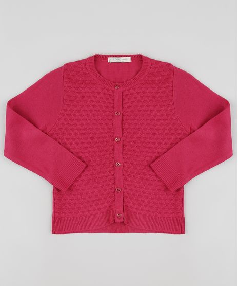 Cardigan-Infantil-em-Trico-Texturizado-Vinho-9917298-Vinho_1