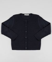 Cardigan-Infantil-em-Trico-Texturizado-Preto-9917298-Preto_1