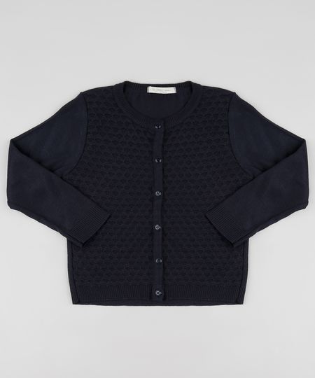 Cardigan-Infantil-em-Trico-Texturizado-Preto-9917298-Preto_1 Cardigan-Infantil-em-Trico-Texturizado-Preto-9917298-Preto_1