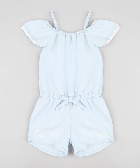 Macaquinho-Infantil-Open-Shoulder-com-Bordados-Manga-Curta-Azul-Claro-9896938-Azul_Claro_1