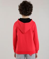 Blusao-Homem-Aranha-em-Moletom-de-Algodao---Sustentavel-Vermelho-8470082-Vermelho_2
