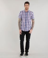 Camisa-Slim-Xadrez-em-Algodao---Sustentavel--Azul-8454859-Azul_3