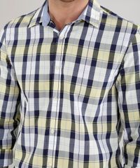 Camisa-Slim-Xadrez-em-Algodao---Sustentavel--Amarela-8454895-Amarelo_4