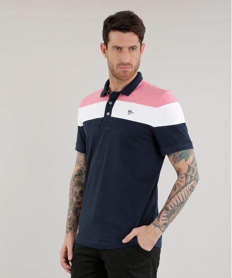Polo-em-Piquet-com-Recortes-Azul-Marinho-8591634-Azul_Marinho_1
