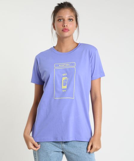 T-Shirt-Feminina-Mindset--Emotion-Off--Manga-Curta-Decote-Redondo-Lilas-9937850-Lilas_1