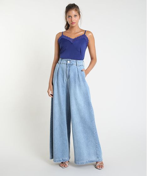 calça jeans feminina pantalona