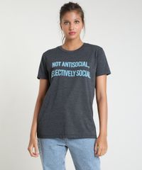 T-Shirt-Feminina-Mindset--Selectively-Social--Manga-Curta-Decote-Redondo-Cinza-Mescla-Escuro-9937846-Cinza_Mescla_Escuro_1