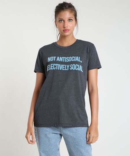 T-Shirt-Feminina-Mindset--Selectively-Social--Manga-Curta-Decote-Redondo-Cinza-Mescla-Escuro-9937846-Cinza_Mescla_Escuro_1