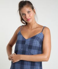Vestido-Feminino-Mindset-Midi-Estampado-Xadrez-com-Fendas-Alca-Fina-Azul-Marinho-9946144-Azul_Marinho_4