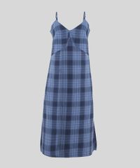 Vestido-Feminino-Mindset-Midi-Estampado-Xadrez-com-Fendas-Alca-Fina-Azul-Marinho-9946144-Azul_Marinho_5