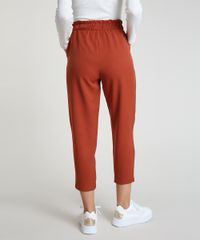 Calca-Feminina-Carrot-com-Amarracao-Cintura-Media-Cobre-9895957-Cobre_2