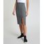 Saia-Feminina-Midi-Canelada-com-Fenda-Cinza-Mescla-Escuro-9847144-Cinza_Mescla_Escuro_1