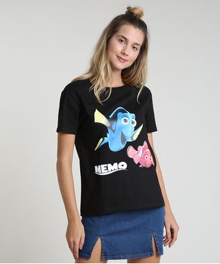 Blusa-Feminina-Procurando-Nemo-Ampla-Manga-Curta-Decote-Redondo-Preta-9878854-Preto_1
