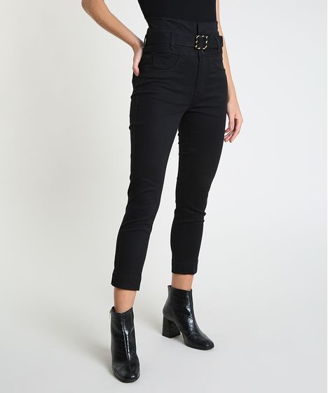 calça feminina sarja stretch clochard razon