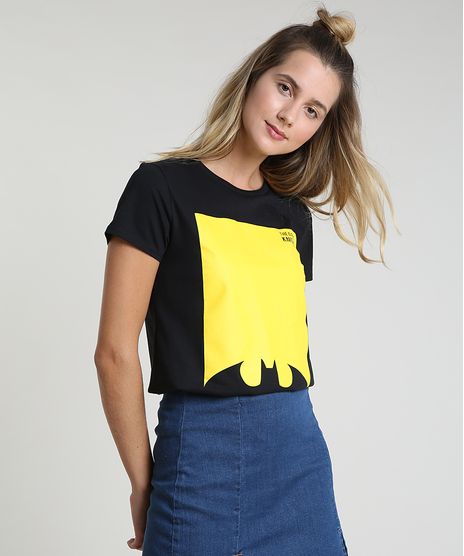 Blusa-Feminina-Batman-Manga-Curta-Decote-Redondo-Preta-9942654-Preto_1