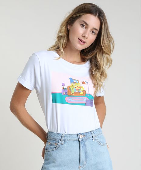 Blusa-Feminina-Os-Simpsons-Ampla-Manga-Curta-Decote-Redondo-Branca-9897589-Branco_1