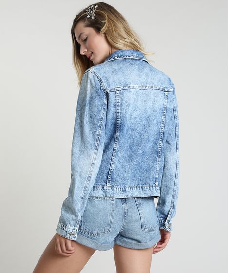 jaquetas jeans femininas baratas