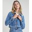 Jaqueta-Jeans-Feminina-Cropped-Destroyed-com-Barra-Desfiada-Azul-Medio-9885745-Azul_Medio_1