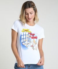 Blusa-Feminina-Pinky-e-Cerebro-Manga-Curta-Decote-Redondo-Branca-9942039-Branco_1