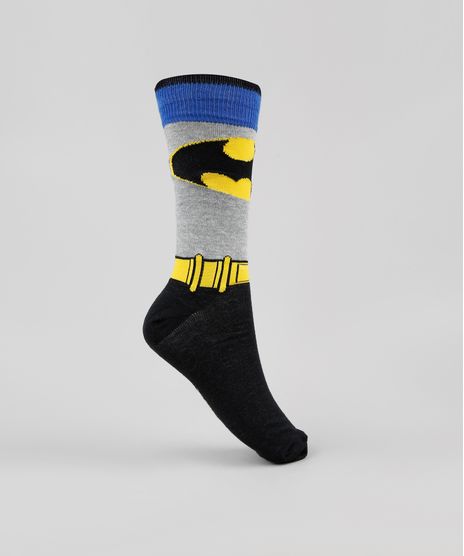 Meia-Masculina-Cano-Alto-Divertida-Batman-Estampada-Preta-9468291-Preto_1