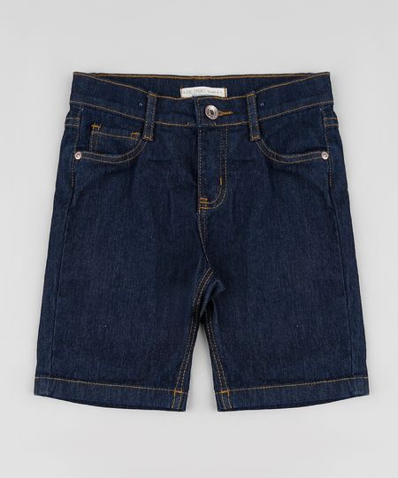 Bermuda-Jeans-Infantil-Reta-Azul-Escuro-9655094-Azul_Escuro_1