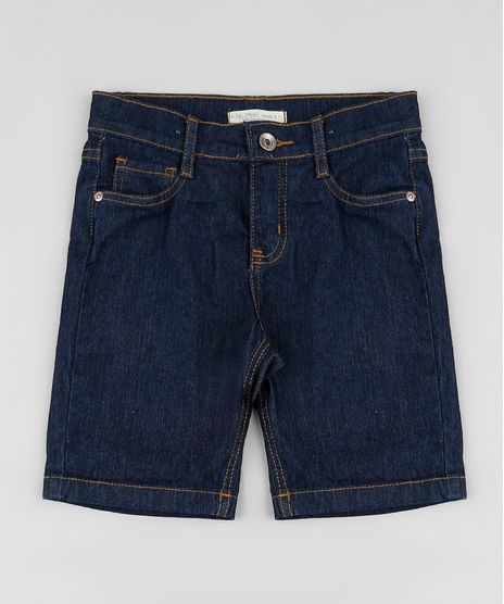 Bermuda-Jeans-Infantil-Reta-Azul-Escuro-9655094-Azul_Escuro_1