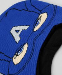 Kit-Infantil-de-Gorro-Capitao-America---Luva-em-Trico-Azul-Royal-9784917-Azul_Royal_4