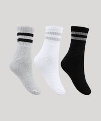 Kit-de-3-Meias-Masculinas-Selene-Cano-Baixo-Atoalhadas-Multicor-9946203-Multicor_1