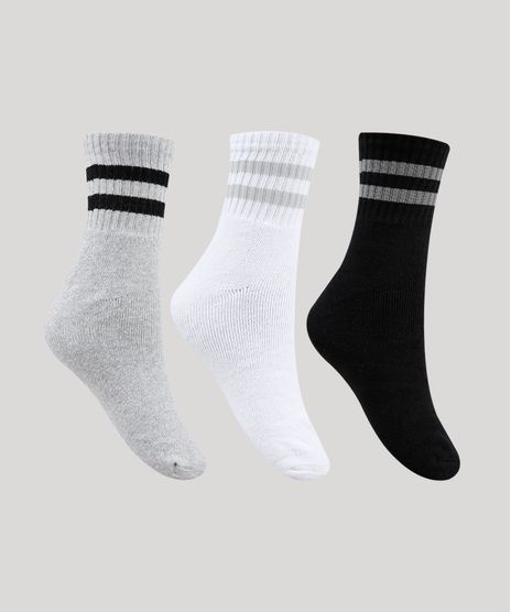 Kit-de-3-Meias-Masculinas-Selene-Cano-Baixo-Atoalhadas-Multicor-9946203-Multicor_1