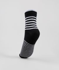 Meia-Feminina-Cano-Alto-Listrada-Preta-9885660-Preto_2