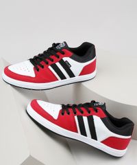 Tenis-Masculino-Ollie-com-Recortes-Vermelho-9924386-Vermelho_1
