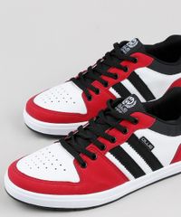 Tenis-Masculino-Ollie-com-Recortes-Vermelho-9924386-Vermelho_3