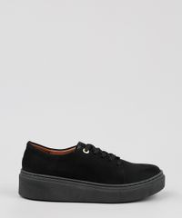 Tenis-Feminino-Vizzano-Flatform-em-Suede-Preto-9861453-Preto_2