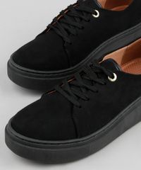 Tenis-Feminino-Vizzano-Flatform-em-Suede-Preto-9861453-Preto_3