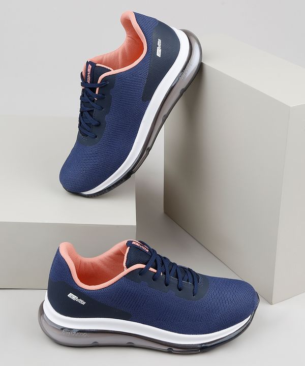 Tênis Feminino Actvitta Esportivo em Nylon com Solado Translúcido Azul Marinho 39