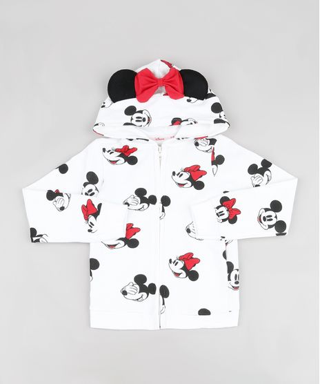 Blusao-Infantil-Mickey-e-Minnie-em-Moletom-Felpado-com-Capuz-e-Orelhas-Off-White-9912444-Off_White_1