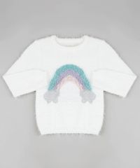 Sueter-Infantil-Arco-Iris-em-Trico-Felpudo--Off-White-9797546-Off_White_1
