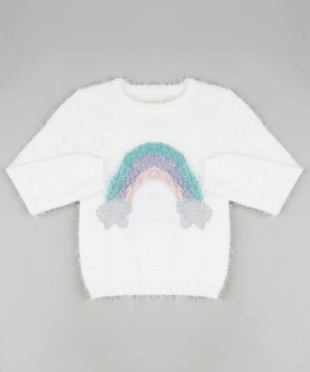 Sueter-Infantil-Arco-Iris-em-Trico-Felpudo--Off-White-9797546-Off_White_1 Sueter-Infantil-Arco-Iris-em-Trico-Felpudo--Off-White-9797546-Off_White_1