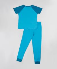 Pijama-Infantil-Minecraft-Raglan-Manga-Curta-Azul-9884817-Azul_2