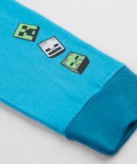 Pijama-Infantil-Minecraft-Raglan-Manga-Curta-Azul-9884817-Azul_3