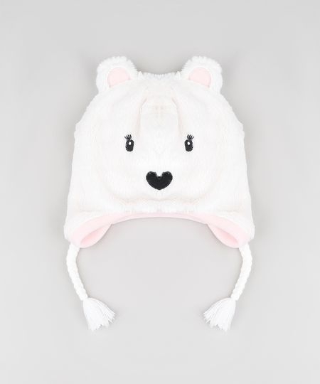 Gorro-Infantil-Ursinha-em-Pelo-com-Orelhas-Off-White-9780623-Off_White_1