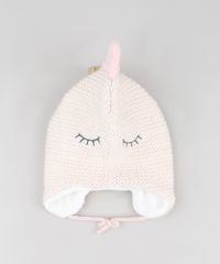 Gorro-Infantil-Dinossauro-em-Trico-Rose-9785166-Rose_1