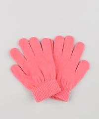 Kit-Infantil-de-Gorro-com-Pompons-Azul-Marinho---Luva-em-Trico-Coral-9784992-Coral_3