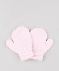Kit-Infantil-de-Gorro-Gatinho-com-Pompom-e-Orelhas-Branco---Luva-em-Trico-Rosa-Claro-9784981-Rosa_Claro_3