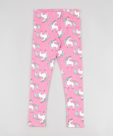 Calca-Legging-Infantil-Estampada-de-Unicornios-Rosa-9909620-Rosa_1