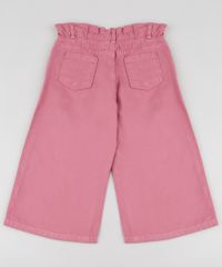 Calca-de-Sarja-Infantil-Pantacourt-Clochard-Rosa-9892621-Rosa_2