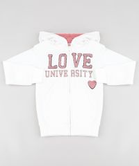 Blusao-Infantil--Love-University--em-Moletom-Felpado-com-Capuz-e-Bolsos-Off-White-9797516-Off_White_1